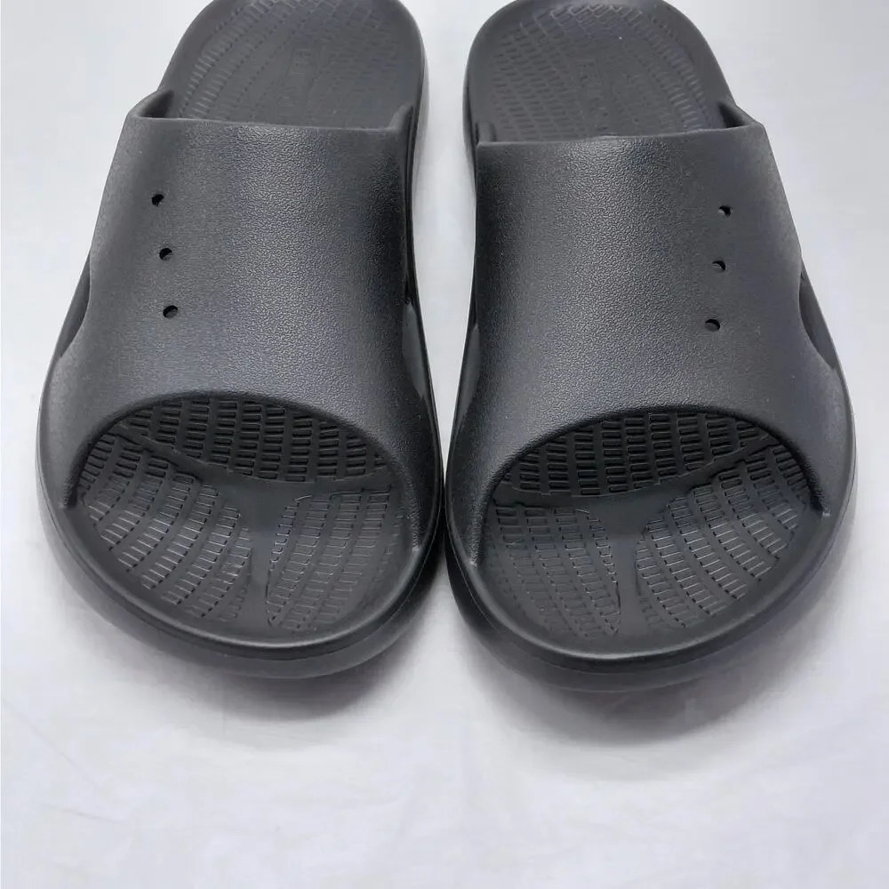 Bruno Marc Mens Slide Sandals Size 10 Black Beach Summer Lounge Vacation Shoes